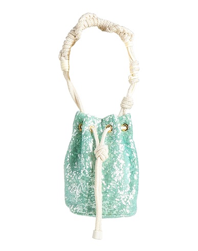 PHILOSOPHY di LORENZO SERAFINI Handbag Light green Textile fibres
