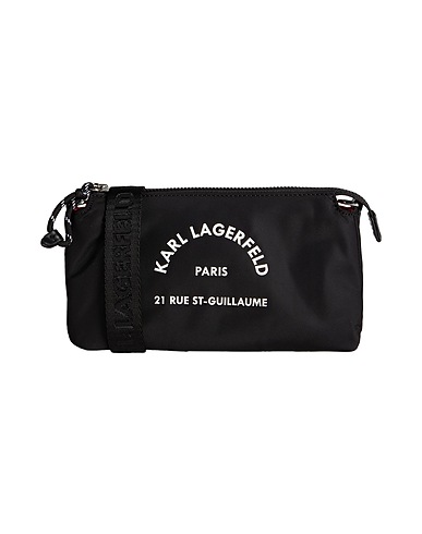 KARL LAGERFELD Cross-body bags Black 90% Recycled polyamide, 10% Polyurethane