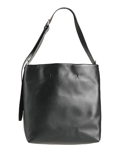 ANN DEMEULEMEESTER Shoulder bag Black 100% Calfskin