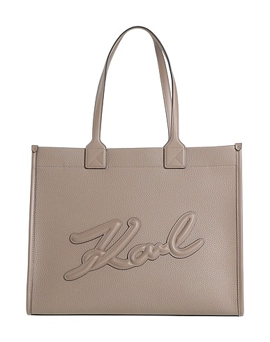 KARL LAGERFELD Handbag Taupe 58% Recycled polyurethane, 42% Polyurethane
