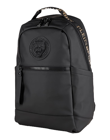 PLEIN SPORT Backpacks Black 100% Polyurethane