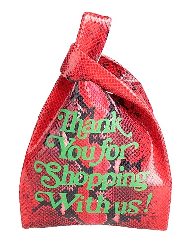 PHILOSOPHY di LORENZO SERAFINI Handbag Red 100% Calfskin
