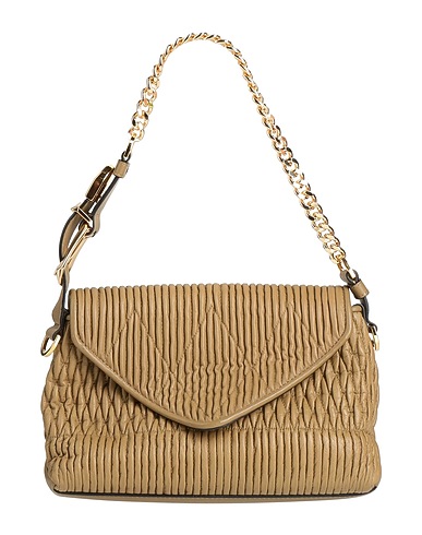 ALBERTA FERRETTI Handtasche Khaki 100% Leder