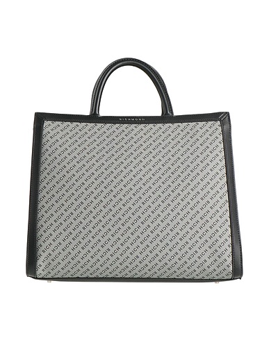 RICHMOND Borsa a mano Grigio 100% Poliuretano