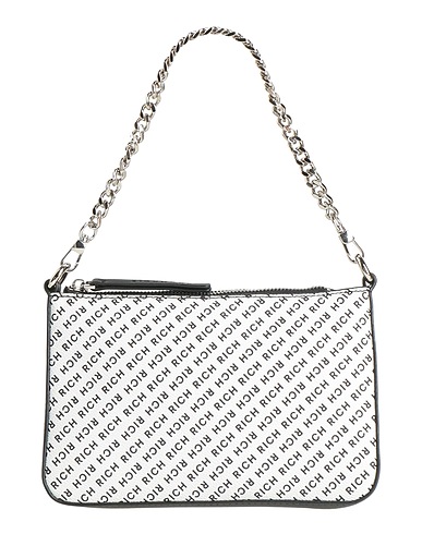 RICHMOND Borsa a mano Bianco 100% Poliuretano