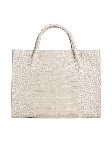 BLUMARINE Handbag Light grey Cow leather