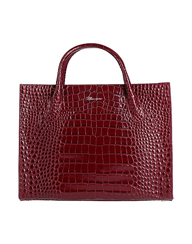 BLUMARINE Handbag Burgundy Cow leather