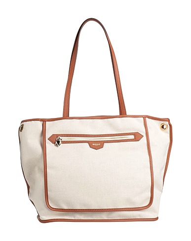 MOREAU Paris Shoulder bag Cream Textile fibres