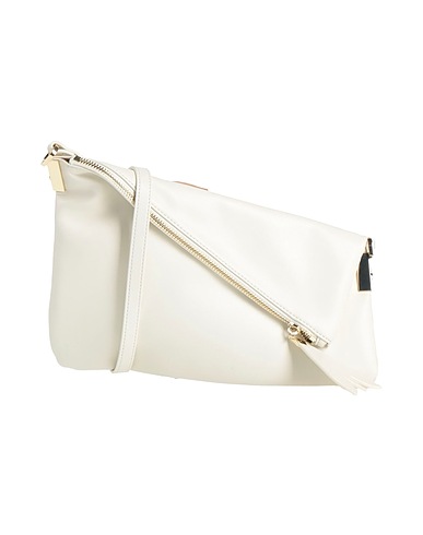 PATRIZIA PEPE Cross-body bags Ivory Polyurethane