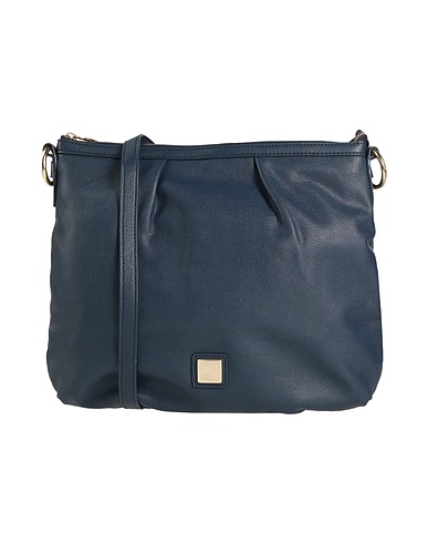 STUDIO POLLINI Cross-body bags Midnight blue Polyurethane