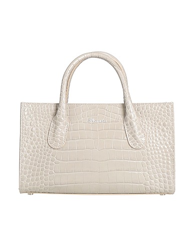 BLUMARINE Handbag Light grey Cow leather