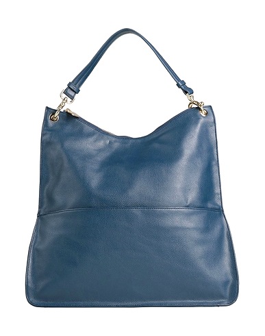 STUDIO POLLINI Handbag Midnight blue Leather