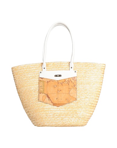 ALVIERO MARTINI 1a CLASSE Handbag Beige 80% Straw, 14% Polyurethane, 4% PES, 2% Cotton