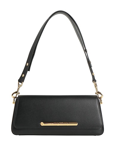 LANVIN Shoulder bag Black 100% Calfskin