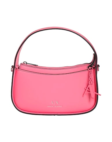 ARMANI EXCHANGE Handbag Coral Textile fibres