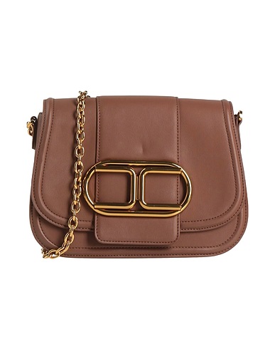 ELISABETTA FRANCHI Across-body bag Chocolate brown 55% Polyester, 45% Polyurethane