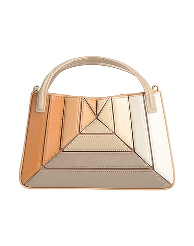 MLOUYE Handbag Beige Leather