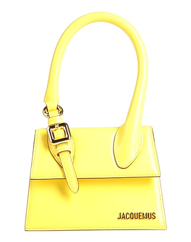 JACQUEMUS Handbag Yellow 100% Calfskin