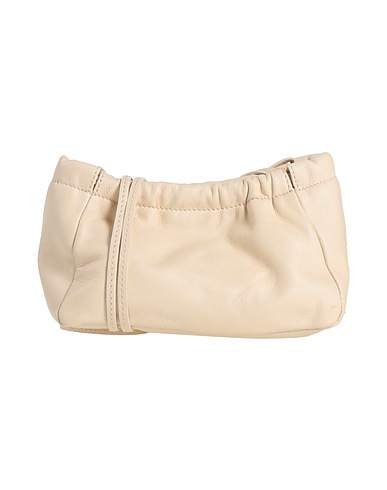 ERIKA CAVALLINI Across-body bag Cream 100% Leather
