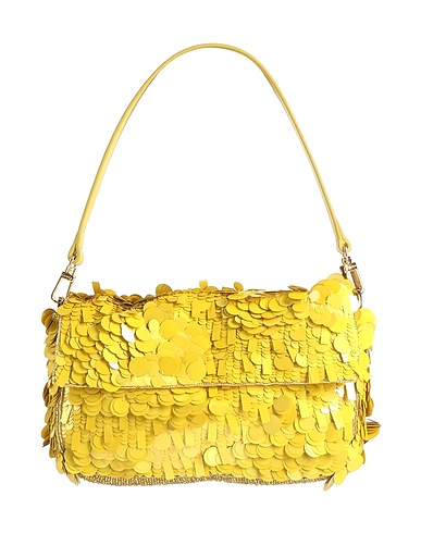 STAUD Bolso de mano Amarillo 100% Acrílico