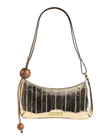 JACQUEMUS Shoulder bag Gold Leather