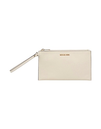 MICHAEL MICHAEL KORS Borsa a mano Off white 100% Pelle di bovino