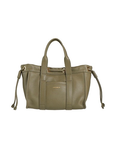 COCCINELLE Handbag Military green Lambskin
