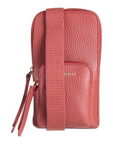 COCCINELLE Across-body bag Brick red Leather