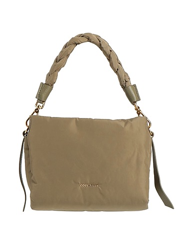 COCCINELLE Borsa a mano Verde militare Nylon