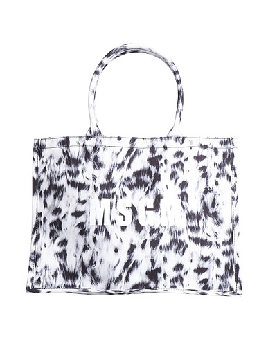 MSGM Handbag Off white 100% Cotton
