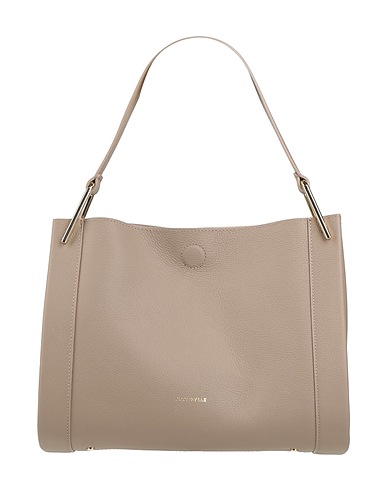 COCCINELLE Borsa a mano Nocciola Pelle