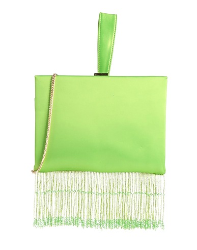 PINKO ハンドバッグ ライムグリーン ポリエステル 100% / ポリウレタン