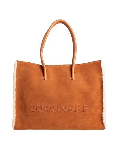 COCCINELLE Handbag Camel Leather