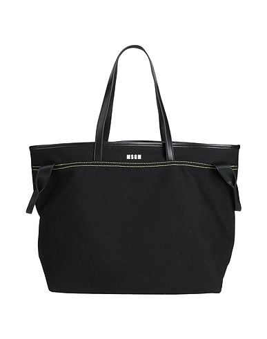 MSGM Handbag Black Textile fibres