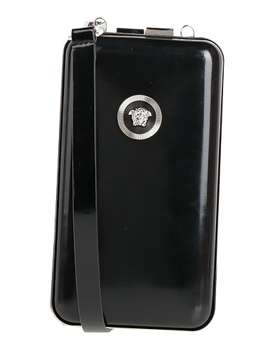 VERSACE Across-body bag Black Calfskin