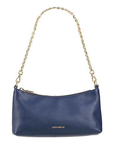 COCCINELLE Handbag Blue Leather