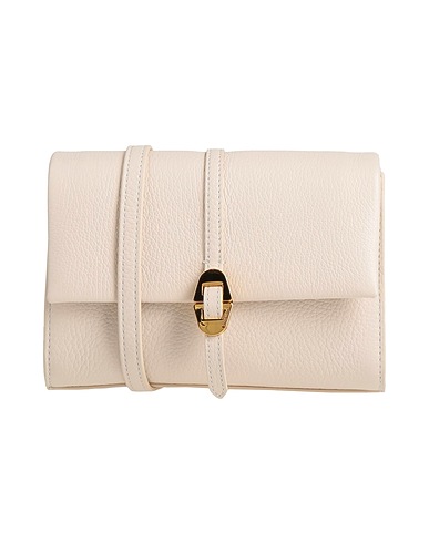 COCCINELLE Across-body bag Ivory Lambskin