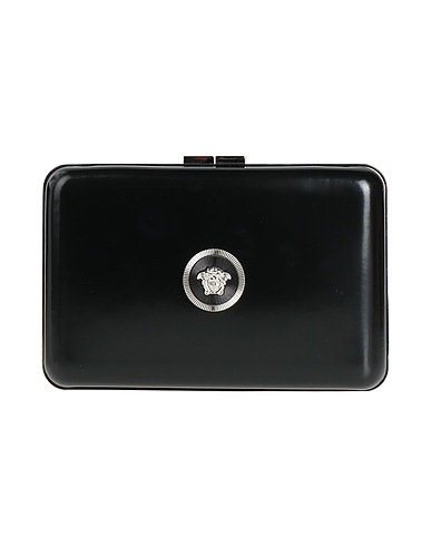 VERSACE Handbag Black Calfskin