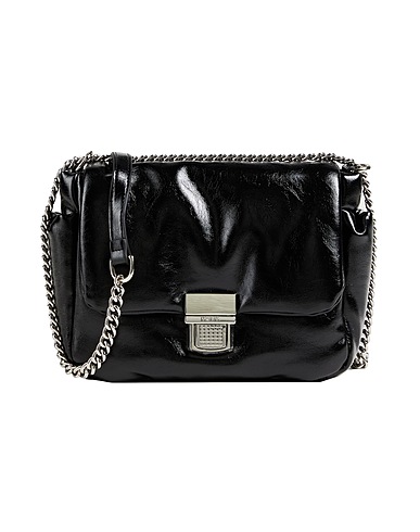 MSGM Cross-body bags Black Textile fibers