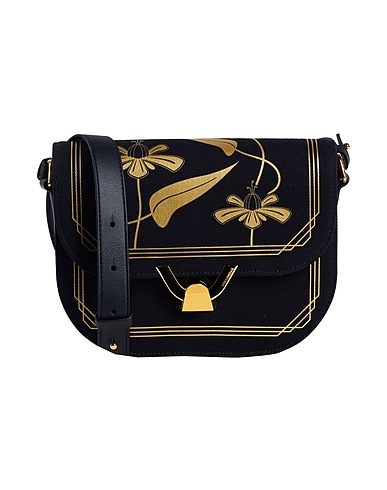COCCINELLE Across-body bag Black Textile fibres