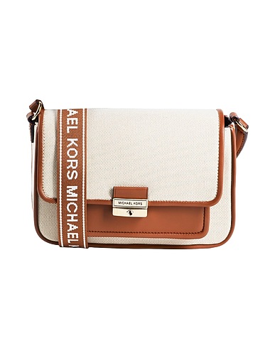 MICHAEL MICHAEL KORS Borsa a tracolla Marrone 100% Fibre tessili