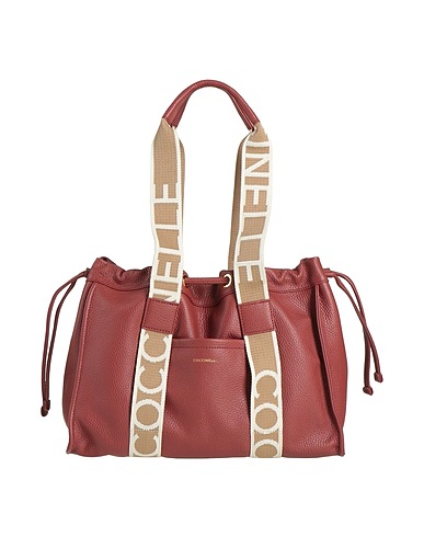 COCCINELLE Borsa a mano Mattone Pelle