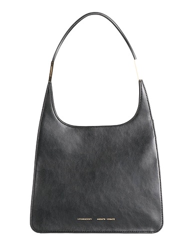 LIVIANA CONTI Shoulder bag Black 55% Polyurethane, 45% Polyester