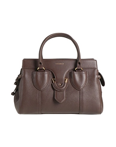 COCCINELLE Handbag Dark brown Leather
