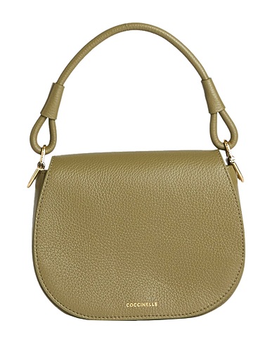 COCCINELLE Handbag Military green Leather