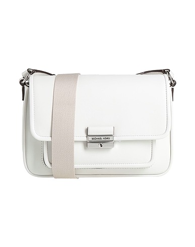 MICHAEL MICHAEL KORS Cross-body bags White 100% Leather