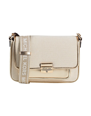 MICHAEL MICHAEL KORS Umhängetasche Platin 100% Gewebefasern