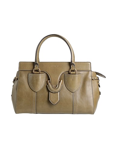 COCCINELLE Handbag Military green Leather