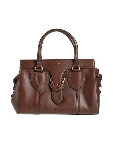 COCCINELLE Handbag Chocolate brown Leather