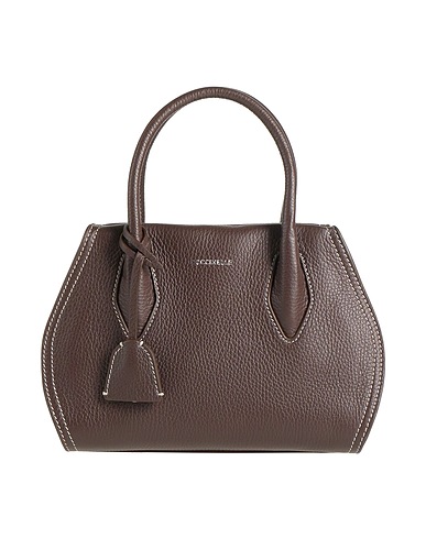COCCINELLE Handbag Dark brown 100% Leather